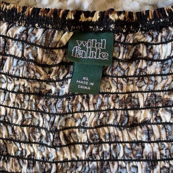 Wild Fable Leopard Midi Dress Size XL - Picture 5 of 6